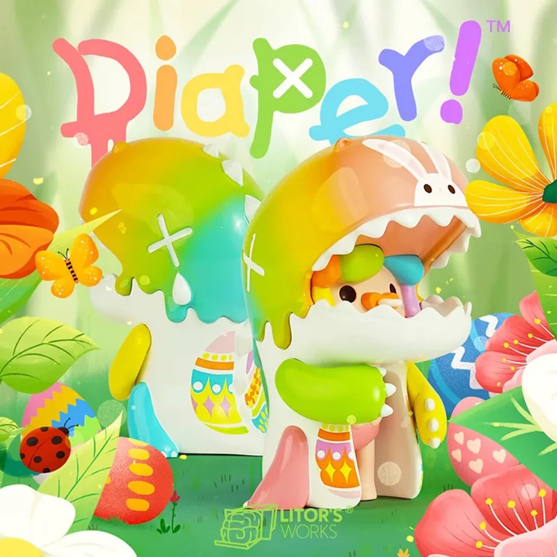 

Diaper Dinosaur Younger Sister Toys Easter Anime Action Figure Items Figurine Doll For Gift