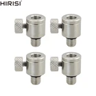 4 x быстросменный разъем для ловли карпа, из нержавеющей стали