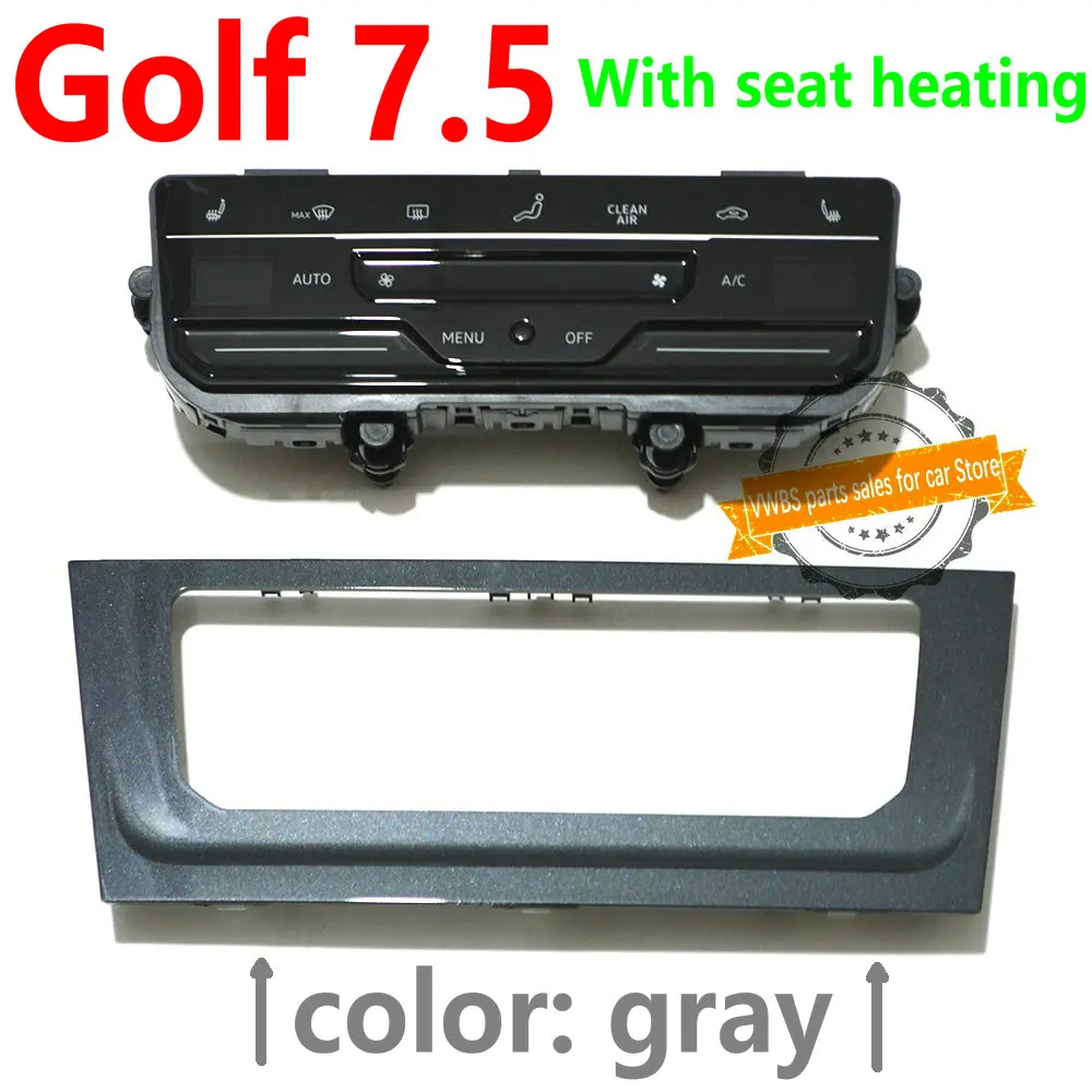 LCD touch screen automatic air conditioning panel Automatic AC switch for VW Golf 7 mk7 mk7.5 7.5 R | Автомобили и мотоциклы