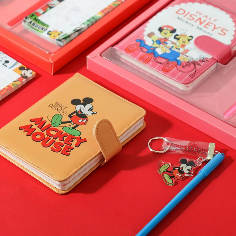 Сумка для хранения Disney 2021 с Микки и Минни + мультяшный блокнот мультяшная ручка