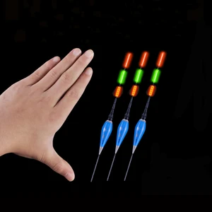 Электрический Поплавковый светильник для плоского водного карпа, карась поплавок для ночной рыбалки, светодиодный, рыболовные снасти светящиеся, электронный поплавок без батареи