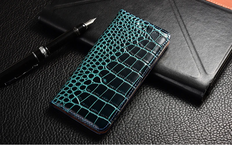 Крокодил из натуральной кожи чехол для телефона для Samsung Galaxy J2 J3 J4 J5 J6 J7 J8 Core Plus премьер-профессионал Флип Стенд кожаный чехол