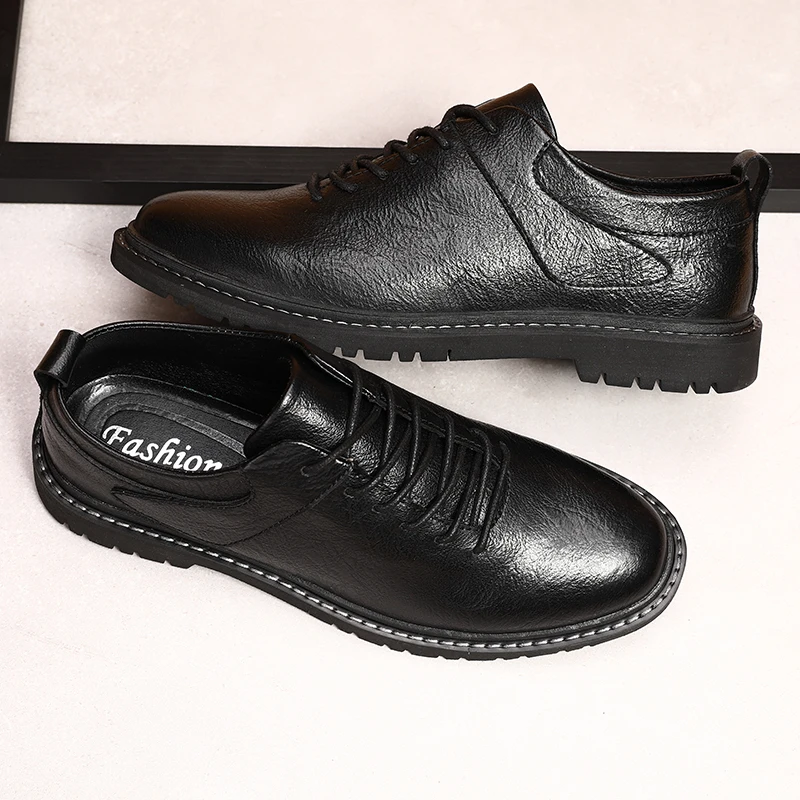 Туфли-оксфорды мужские деловые натуральная кожа роскошные дизайнерские