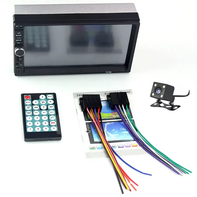 4LED CAM 2 Din " Авторадио с сенсорным экраном Carplay центральный мультимедийный MP5 плеер с управлением зеркалами USB TF карта AUX FM Поддержка резервная камера - Цвет: 4LED CAM