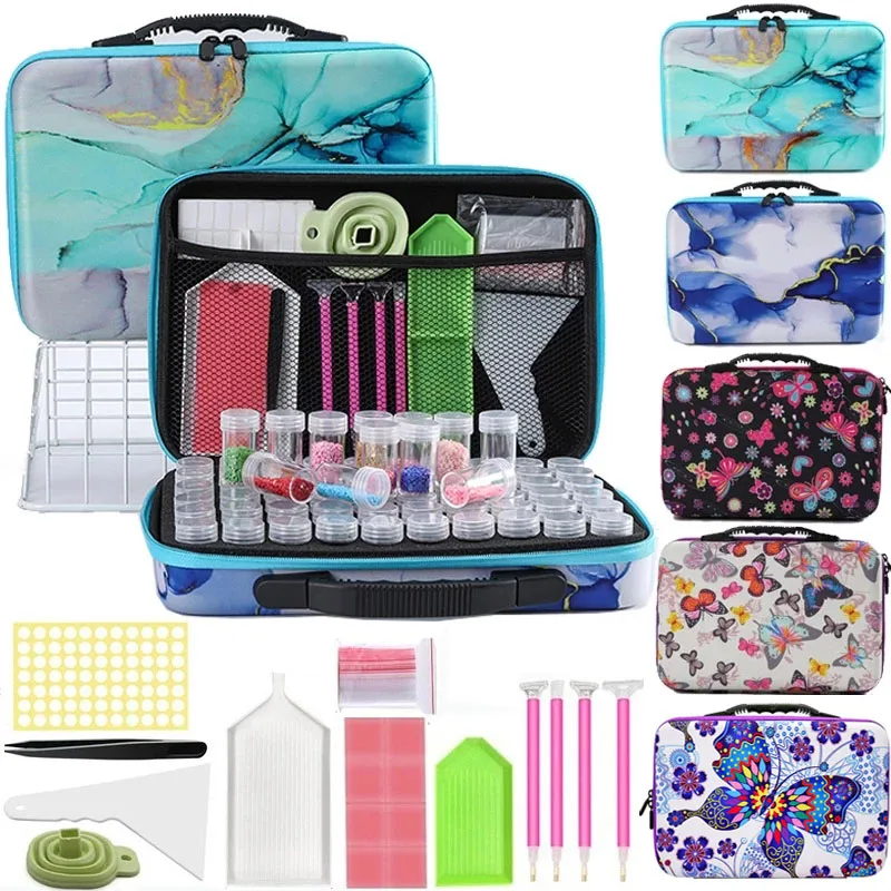 15/30/60 Grids Diamond Painting Storage Containers Nail polish storage 60 Slots Diamond Painting Accessories Shockproof Jars  - buy with discount