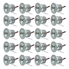 Миниатюрный светодиодный Светильник направленного света, углубленный Точечный светильник для дома, ванной, коридора, потолка, кабинета, декоративсветильник освещение, IP65, 1 Вт, 12 В постоянного тока