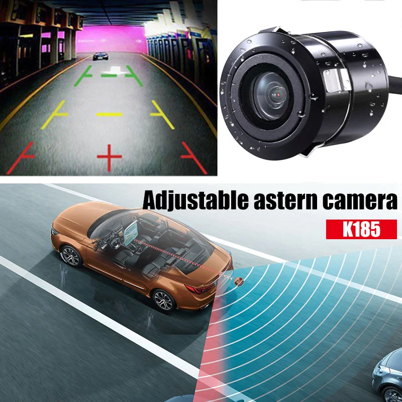 Автомобильная камера заднего вида с углом обзора 120 градусов 480P IP67 регулируемая