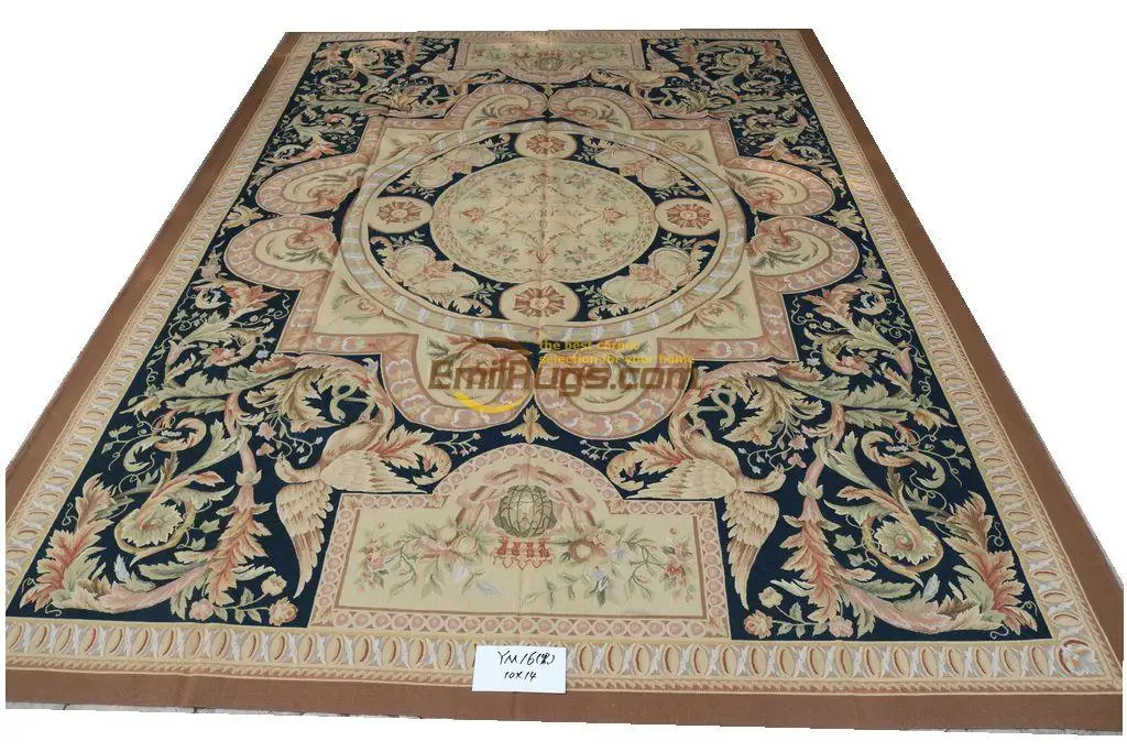 

wool aubusson rugs living room en 305CMX427CM (10 'X 14') YM16gc156aubyg6