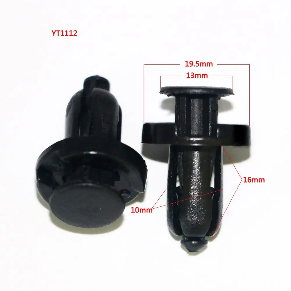 200 шт Пластиковые крепежи смешанные автомобильный бампер крепежные зажимы