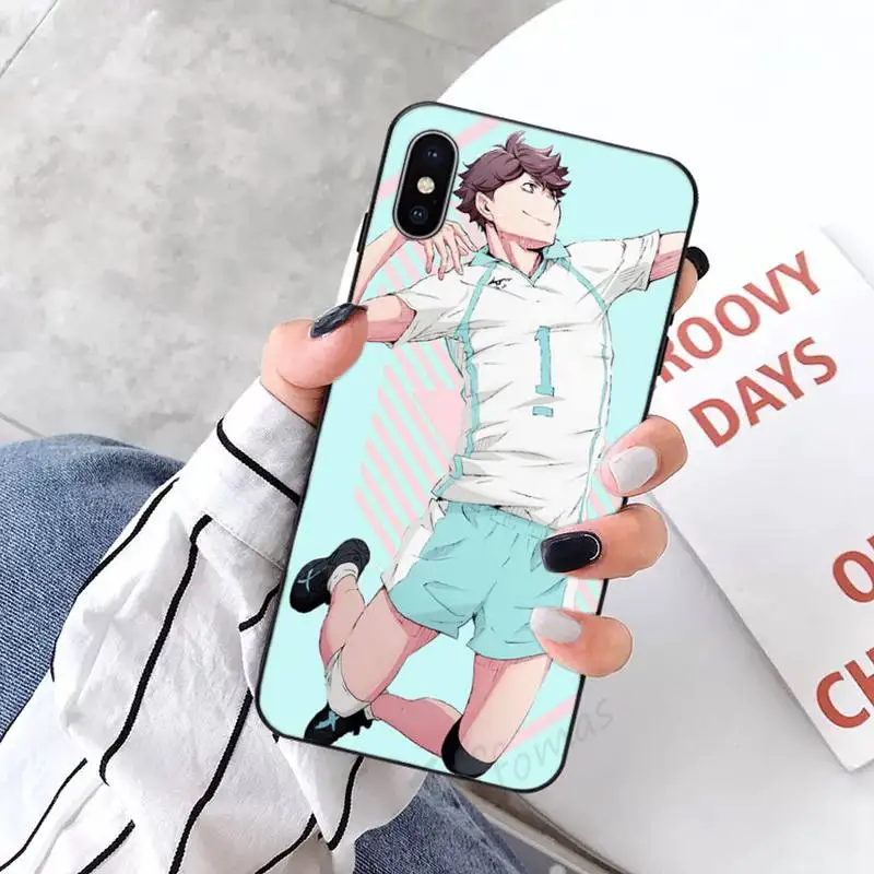 

Haikyuu Oikawa Japan anime Anti-fall mobile Phone Case coque for iPhone 11 12 pro XS MAX 8 7 6 6S Plus X 5S SE 2020 XR