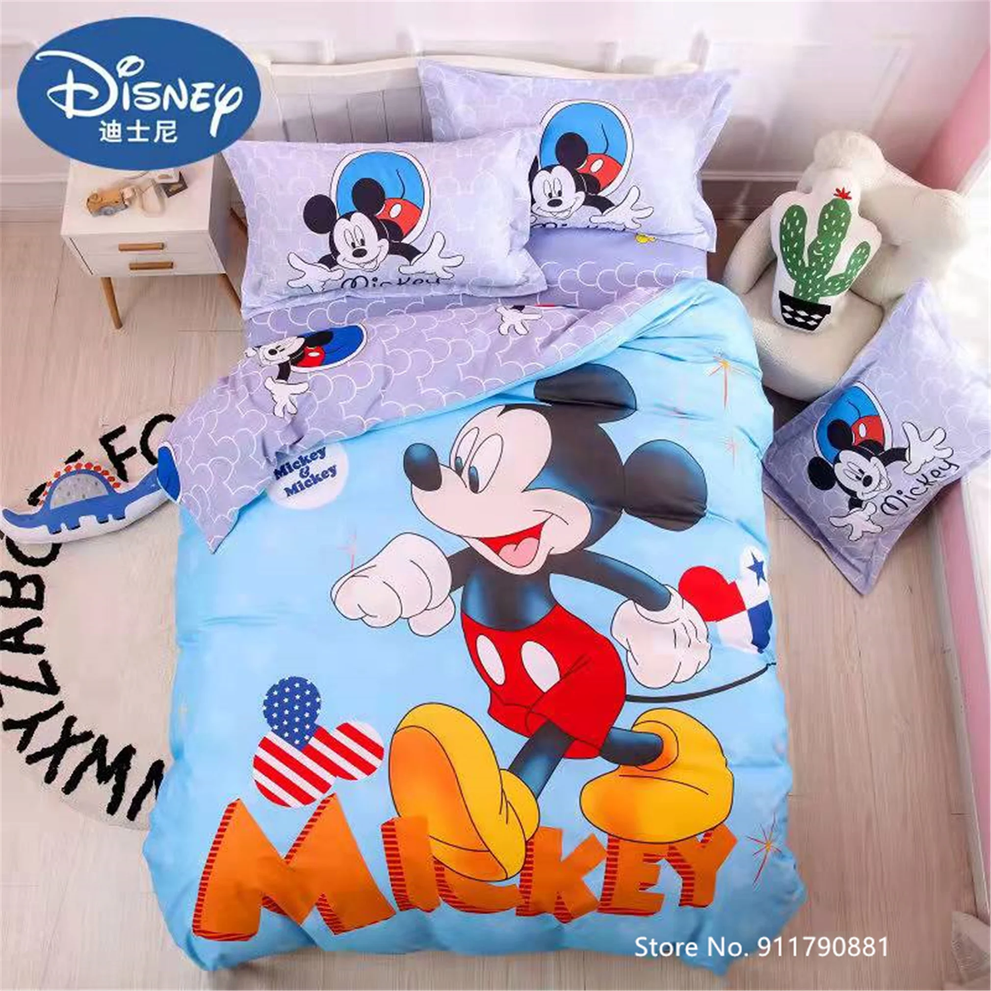 Disney Minnie Daisy Cute Print 3D Bedding Set Adult Girls Bedroom Decorative Duvet Quilt Cover Pillowcase Linens Home Textile