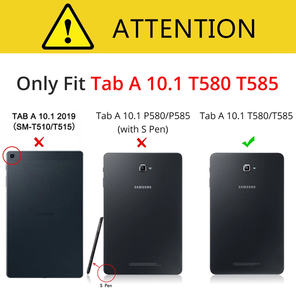 Чехол книжка с подставкой для Samsung Galaxy Tab A6 10 1 T580 T585 дюйма чехол планшета A SM T580|for