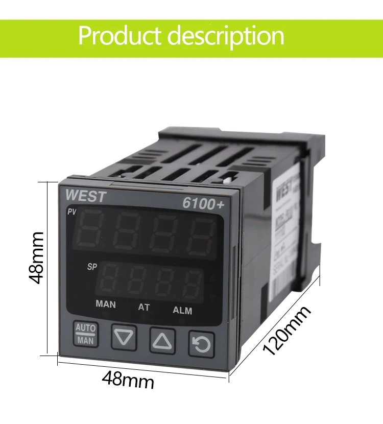 WEST P6100-2110002 великобритании бренд сигнализации термостат для штриховки машины два-цифровой дисплей регулятор температуры
