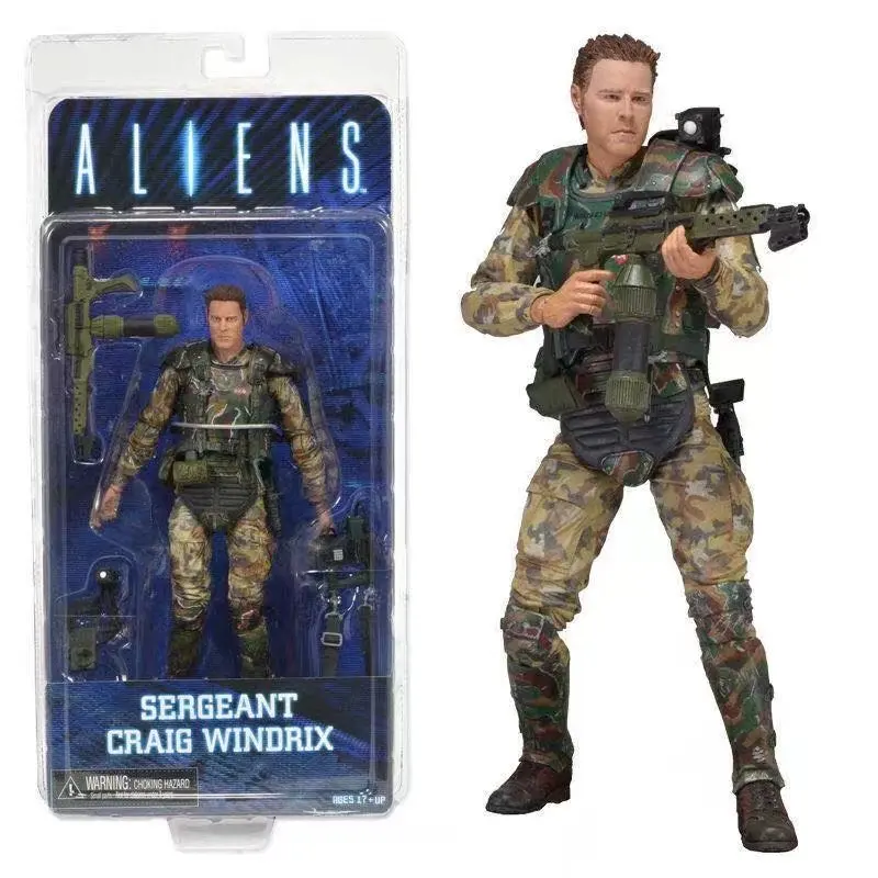 Изоляция инопланетянина XENMOMRPH / WARRIOR Sergeant Крейг винвинх ПВХ экшн-фигурка