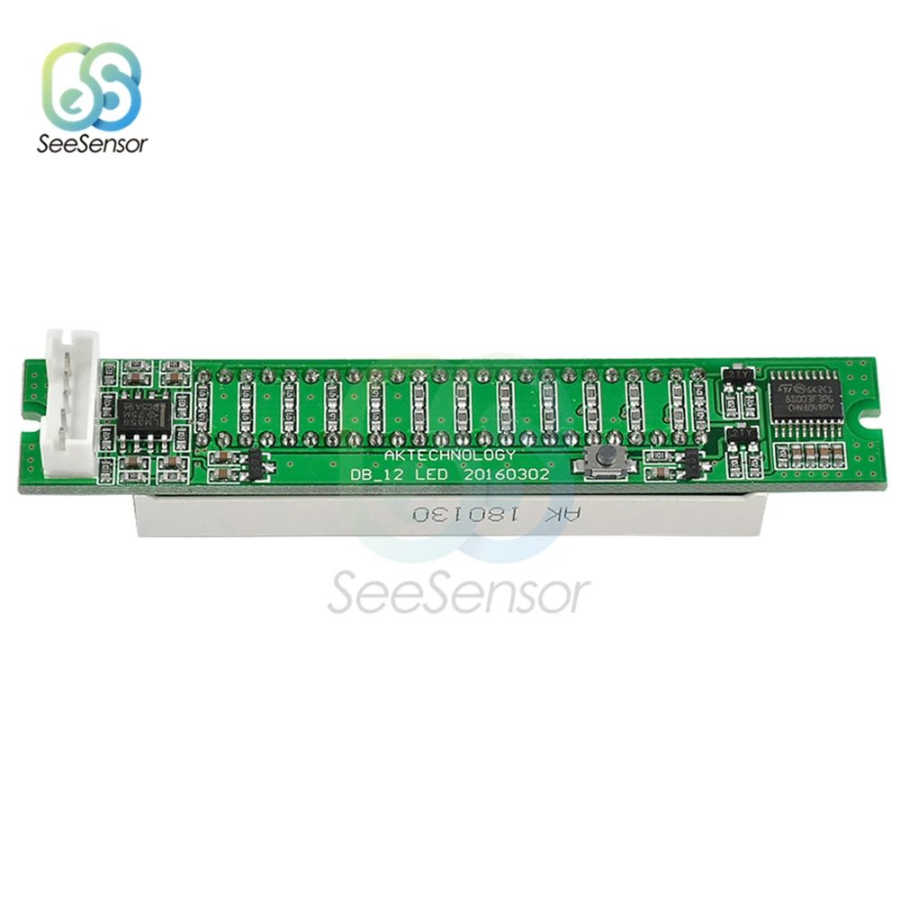 Двойной мини-индикатор уровня освещения 12 уровсветодиодный настраивасветильник