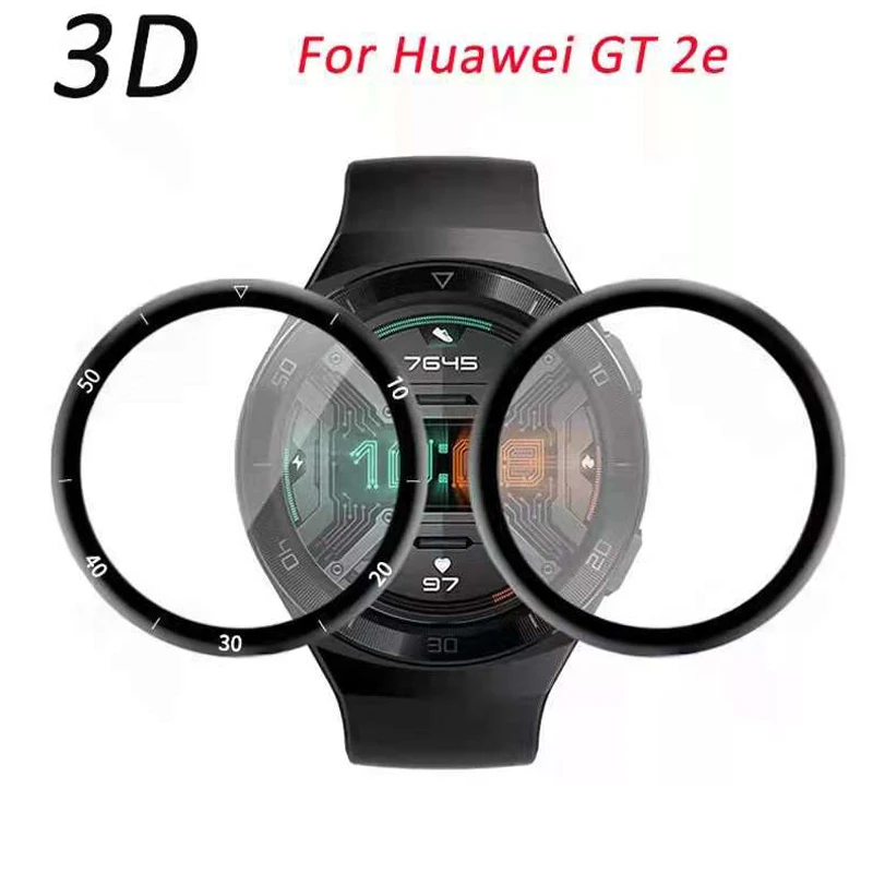 

3D Curved Soft Edge Protective Film Cover For Huawei Watch GT 2e clear Full Screen Protector Composite flexible Film GT2E Case