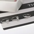 Кольцо Kpop с символом на один и два раза, регулируемое кольцо с фигуркой, украшения, ювелирные изделия на периферию, аксессуары для мужчин и женщин