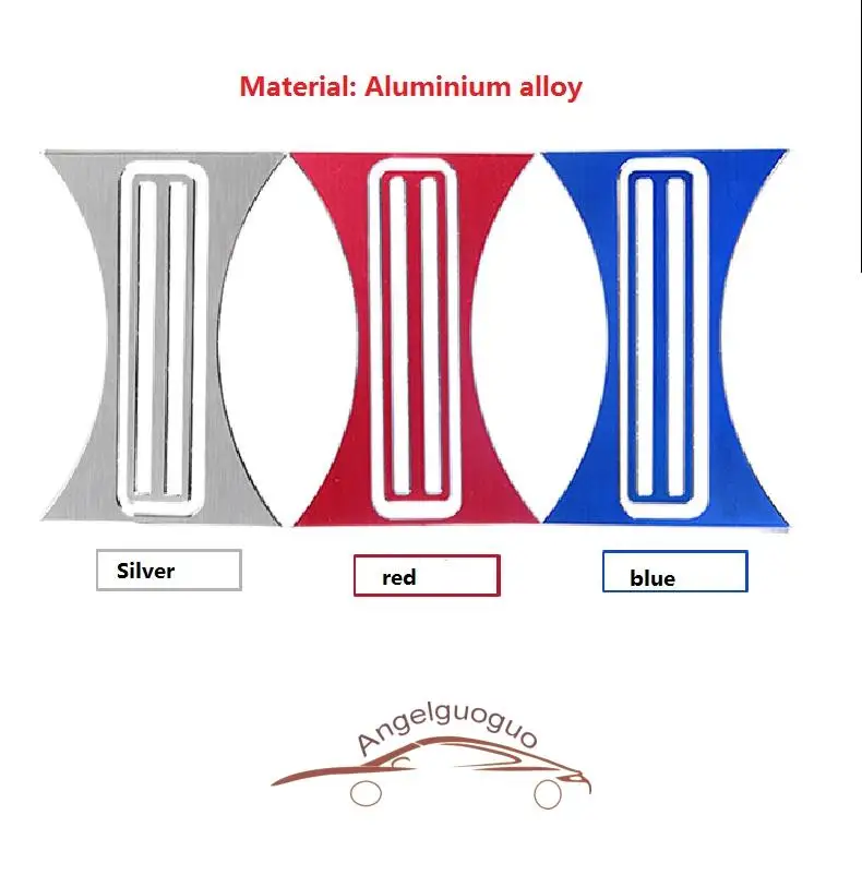 Автомобильная наклейка для подстаканника 3 цвета алюминиевый сплав Mercedes Benz A class