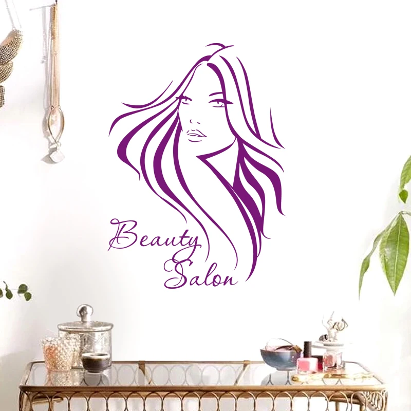 Парикмахерская Наклейка на стену ножницы виниловые наклейки окна Декор фреска