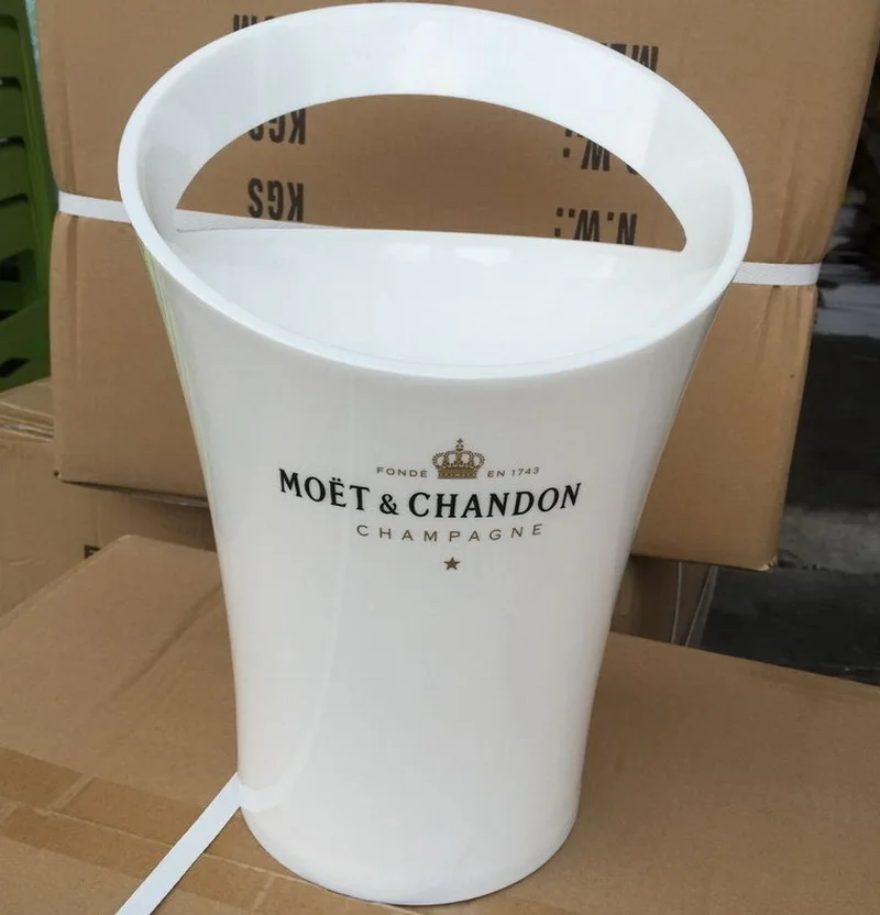 Евромодное ведро для льда вина 3 л акриловые белые ведра пластиковый