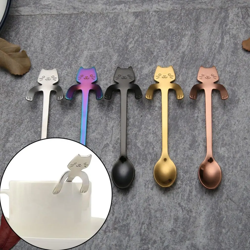 1 шт. подвесная ложка в виде кошки |