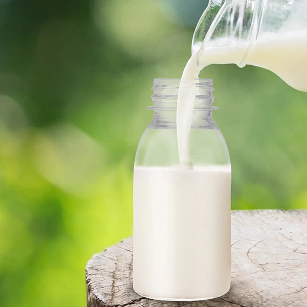 10 шт. прозрачные пластиковые бутылки для хранения молока 350 мл 200 мл|Бутылки воды| |