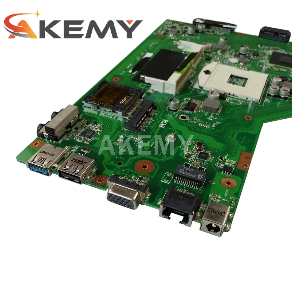 

Akemy K54L Laptop motherboard For Asus K54L X54L K54LY X54H K54 Test original mainboard PGA989 HM65 WITH USB 3.0