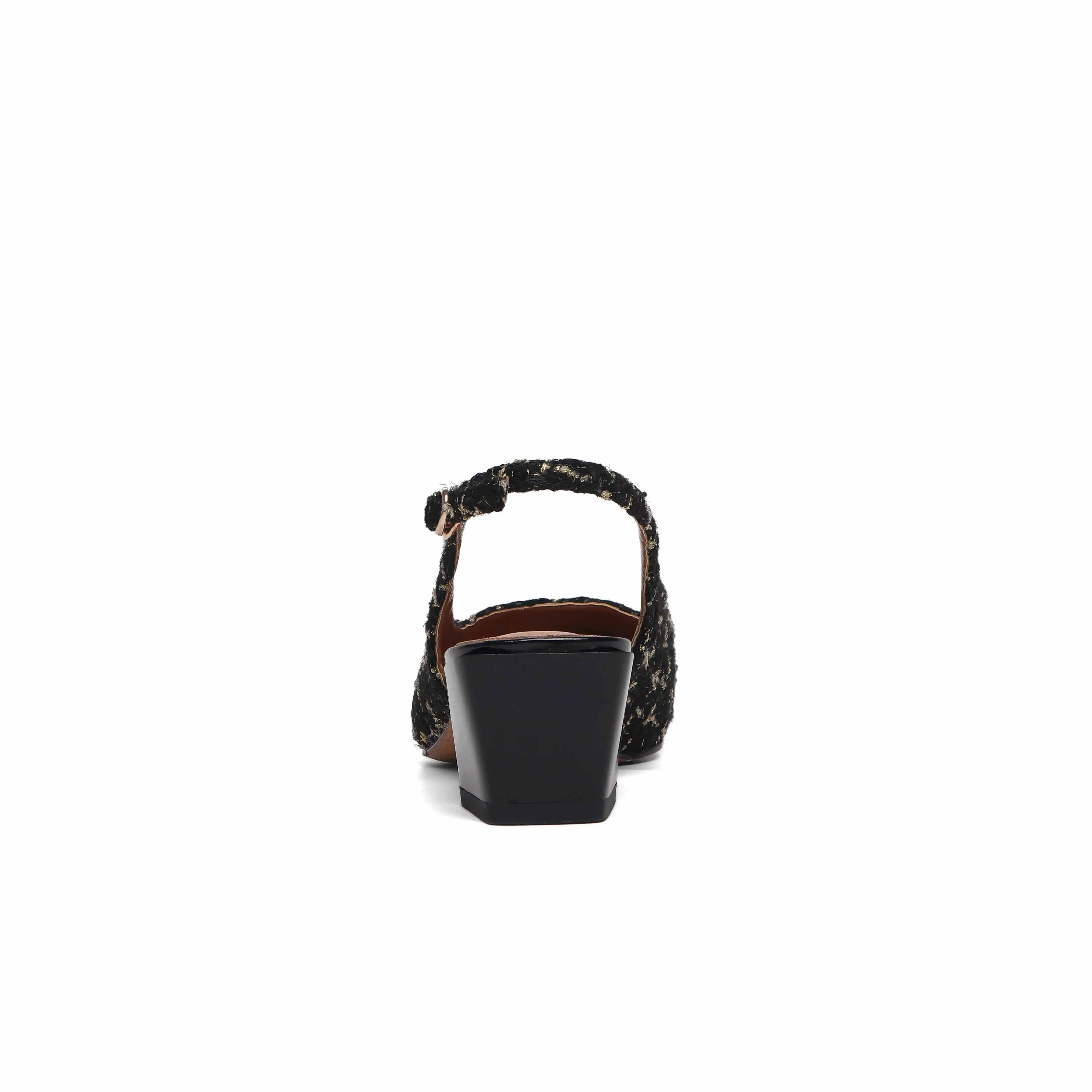 

Krazing Pot Internet star mixed colors cow leather shoes square toe med heels buckle straps beauty lady new slingback pumps L07