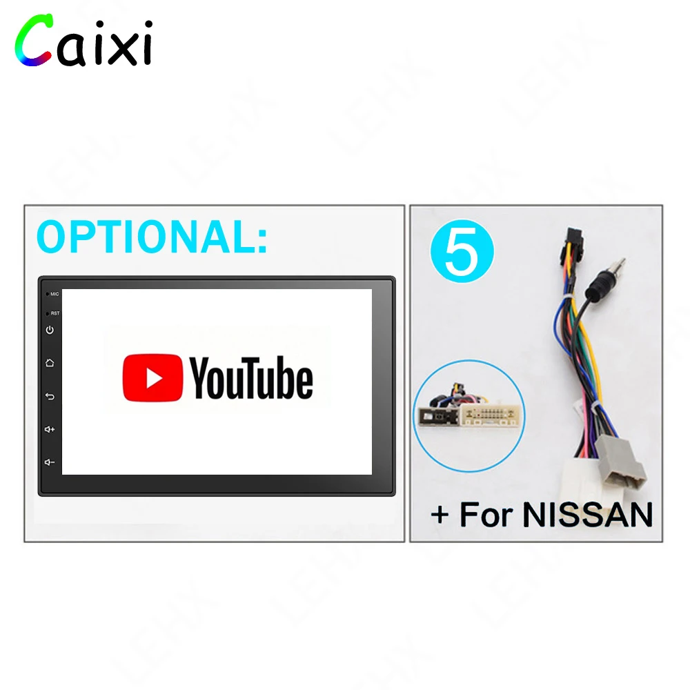 2 Din Android 8,1 автомобильный Радио мультимедиа для Nissan Volkswagen TOYOTA Honda KIA hyundai mazda Универсальный Авто Стерео gps карта - Цвет: cx-705-NISS