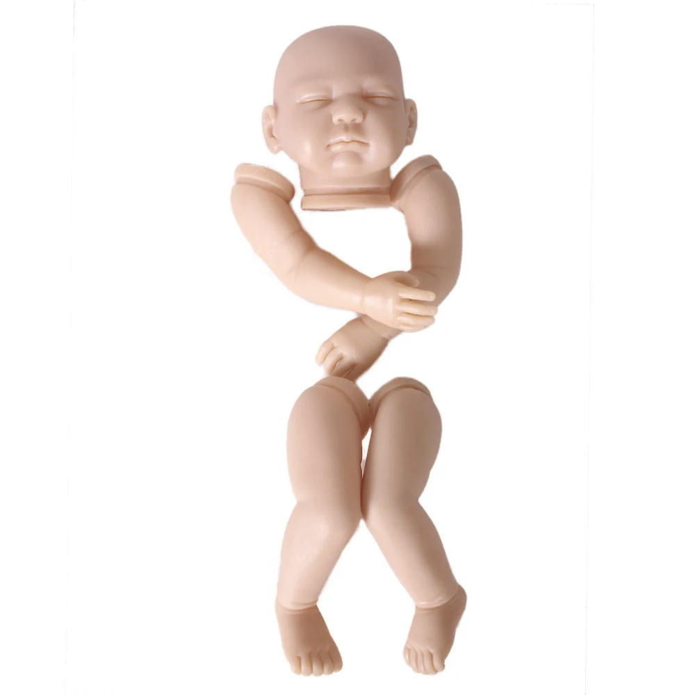

20inch Reborn Realistic Doll Parts Premie Baby Sleeping Baby Lifelike Real Soft Touch Simulation DIY Blank Real Doll Kit for Kid