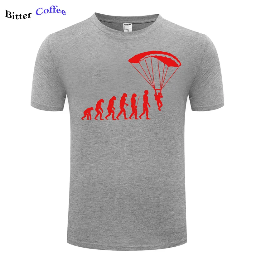 

NEW Fashion Summer Black T Shirt Skate Evolution Skydiver Base Jump Para Plane Airplane Print T-Shirt Fitness Hip Hop Tee Shirt