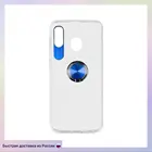 Чехол с кольцом-держателем для Samsung Galaxy A20A30 DF sTRing-02 (blue)