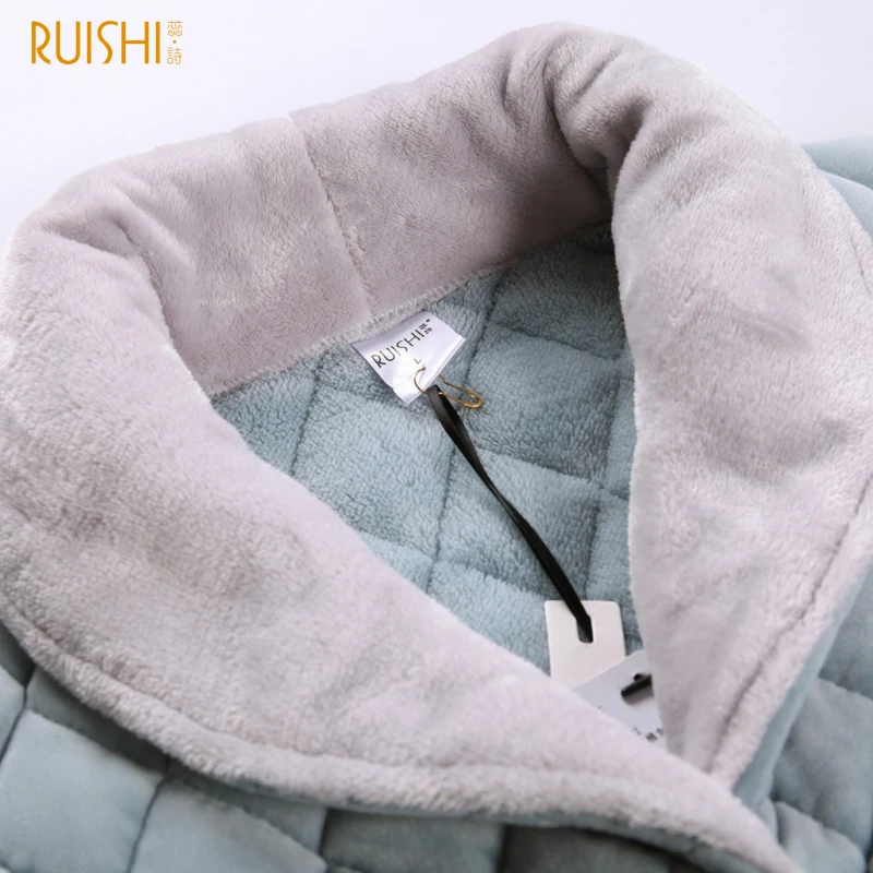 Couple Night Suits Men And Women Thick Velvet Pajamas Sets Winter Sleepwear Home Wear Warm Pajamas Couple Matching Pajamas