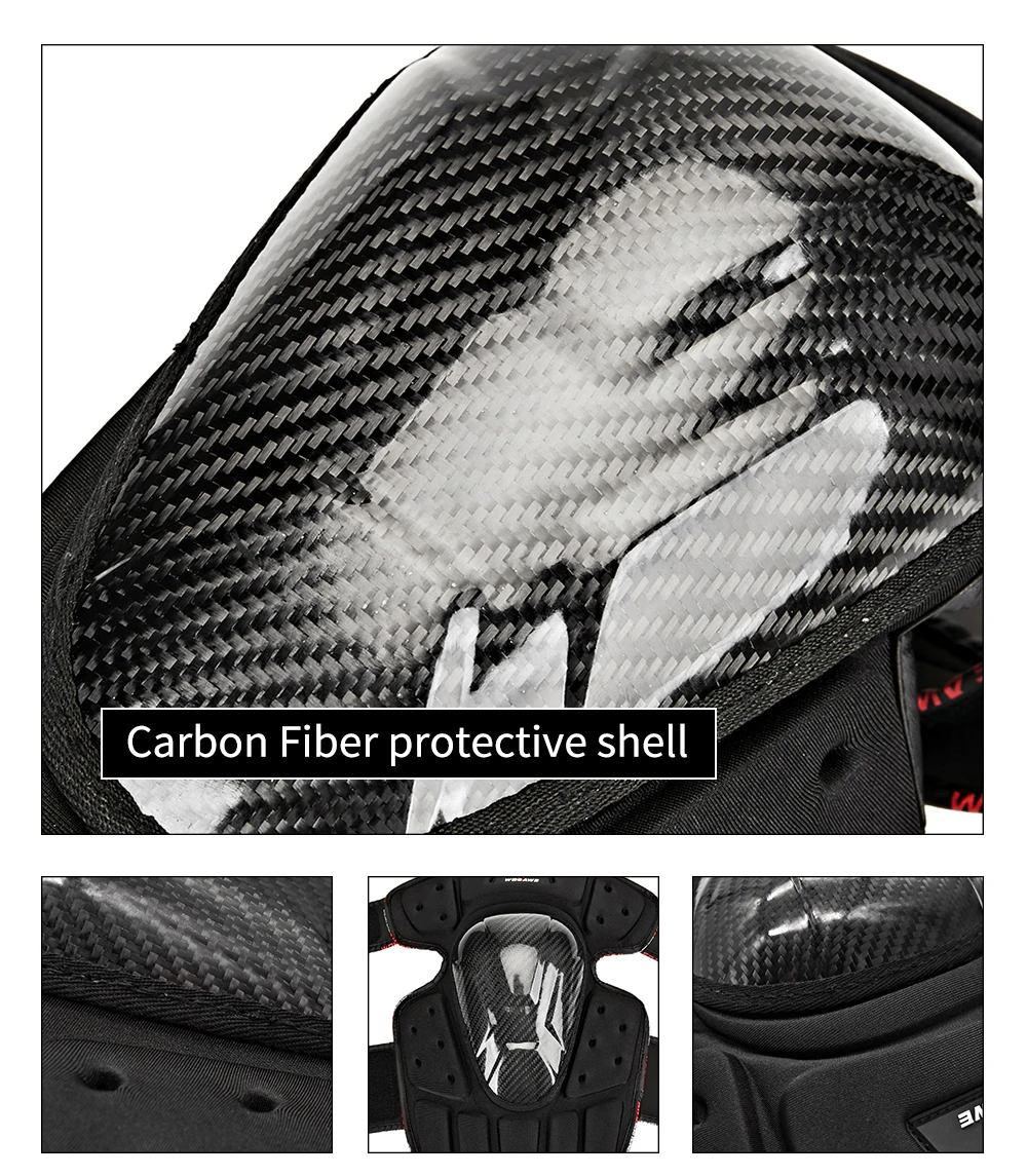 

WOSAWE Adult Elbow Knee Protector Motorcycle Bike Downhill Elbow Guard Pads Windproof Rodilleras Deportivas MTB Riding Knee Pads