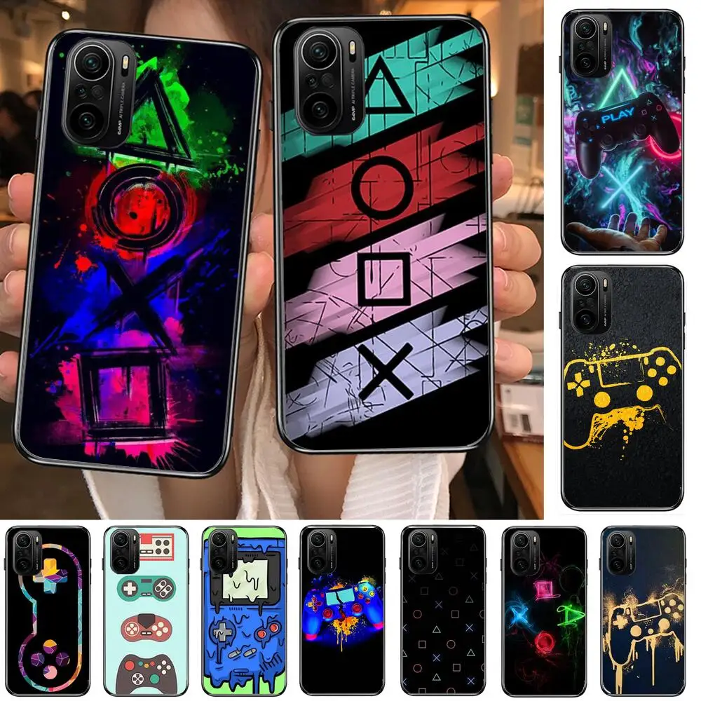 

Game Controller Ps4 Phone Case For xiaomi redmi POCO F1 F2 F3 X3 Pro M3 9C 10T Lite NFC Black Cover Silicone Back Prett mi 10 ul