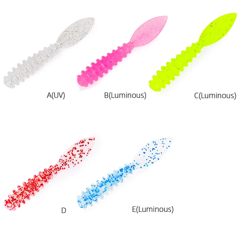 Ajing Rock fish Soft Fishing Lure 10pcs/bag  36mm 0.4g UV Soft Lures Rockfishing Worm Swimbaits Jig Lure