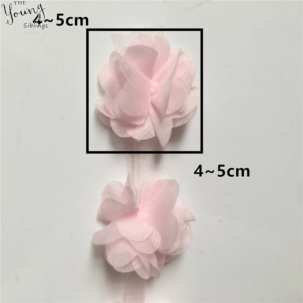 1 ярд разноцветных шифоновых 3D кружевных цветов кружевная обшивка сделай сам