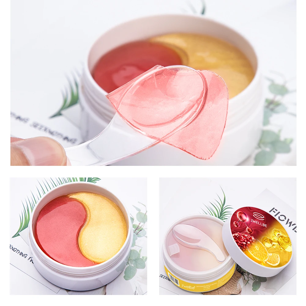 Новинка 60 шт. маска для глаз с коллагеном вишни и алоэ гелевая сна против морщин