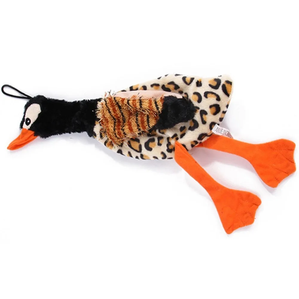 

Squeaky Fun Dogs Animal Shape Toy Large Non Stuffed Wild Goose Honking Squirrel for Dogs Chew Squeaker Dog Molar Toys