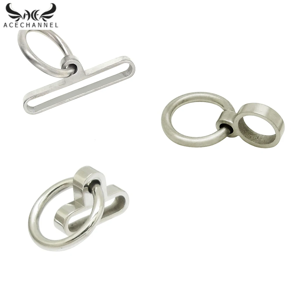 

acechannel cuffs remove ring stainless steel spare parts removable O-ring for locking collar wrist cuffs and ankle cuffs rings