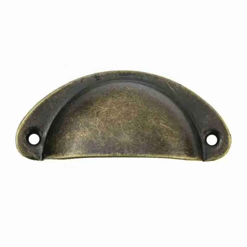 

1pc Metal Kitchen Drawer Cabinet Door Handle Half Round Iron Cupboard Handles Hardware Antique Furniture Knobs Pull S I6x5