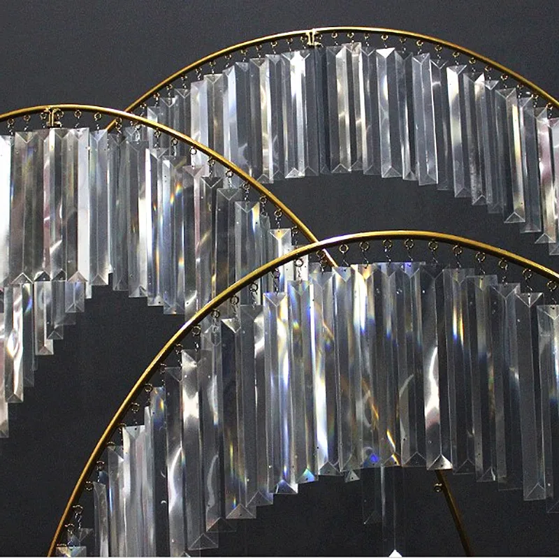 

Wedding Acrylic Crystal Strip Wedding Ceiling Decoration Chandelier Accessories Transparent Pendant Party Banquet Event Props