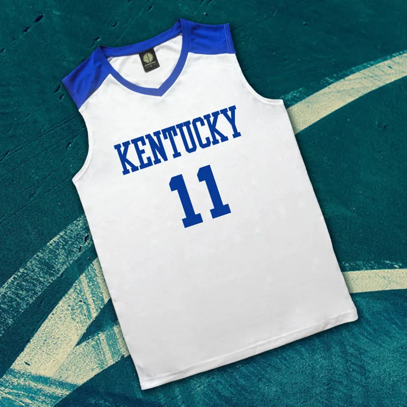 Комплект баскетбольного Джерси Kentucky Wall 11 # быстросохнущая дышащая тренировочная