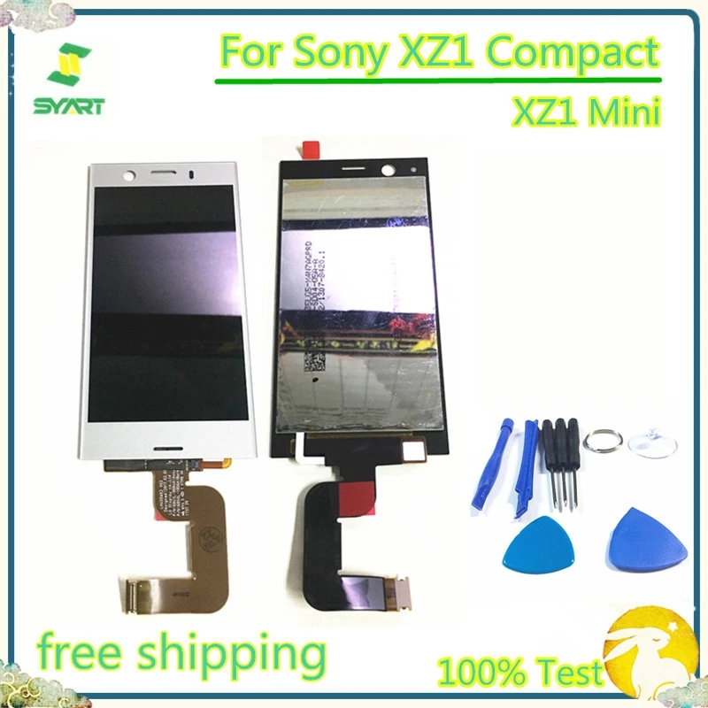 4 6 &quotЖК дисплей для Sony Xperia Xz1 компактный сенсорный экран дигитайзер сборка XZ1 Mini