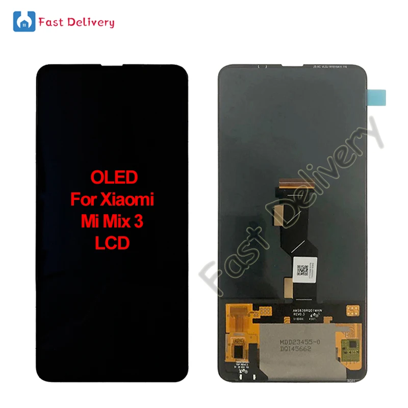 ЖК дисплей OLED для Xiaomi Mi Mix 3 Mix3 дигитайзер сенсорного экрана в сборе сменный