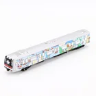 Модель автомобиля из металлического сплава, литье под давлением, гонконгское метро, 25-й юбилейный поезд, коллекционная игрушка для взрослых, демонстрация для детей и семьи