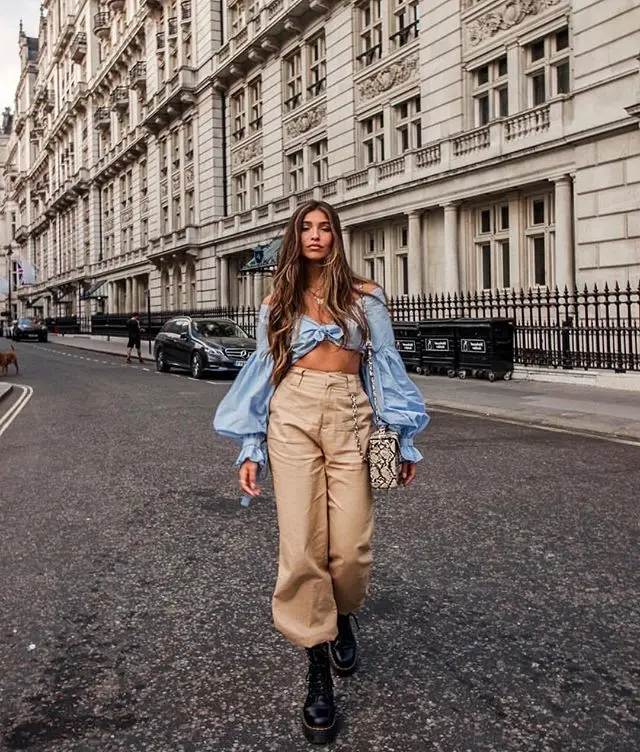 Брюки женские с завышенной талией и карманами на молнии повседневные спортивные