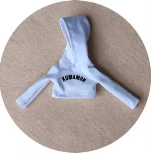 white hoodie Кукла Blyth одежда комбинезоны брюки сетка футболка пальто для OB24, Licca, Pullip, Barbies, Blyth Брюки Одежда для 1/6 кукла аксессуары - Цвет: white hoodie