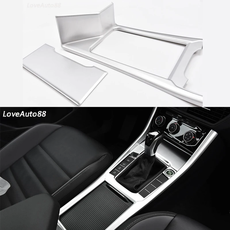 

Автомобильная внутренняя центральная консоль коробка переключения передач блестки крышка отделка полоса 3D наклейка для Volkswagen VW Jetta MK7 2019 2020...