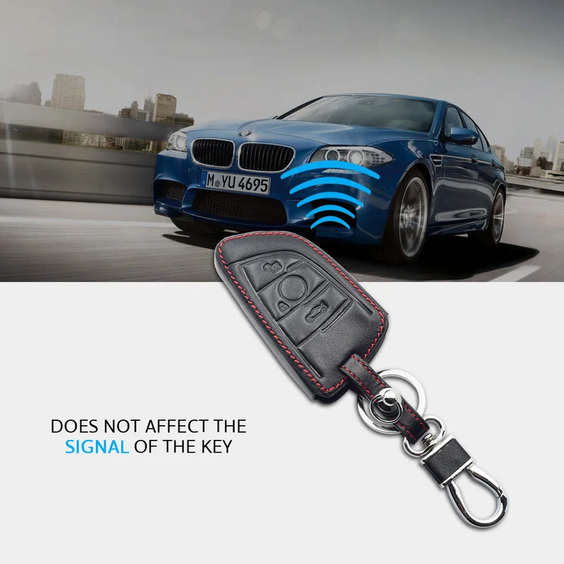 Умный пульт дистанционного ключа чехол украшение Замена для BMW X1 X5 X6 F15 F16 F48